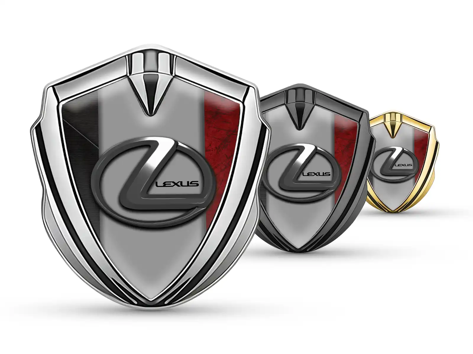 Lexus Emblème Bombé Métal Tuning Design Éclat Max